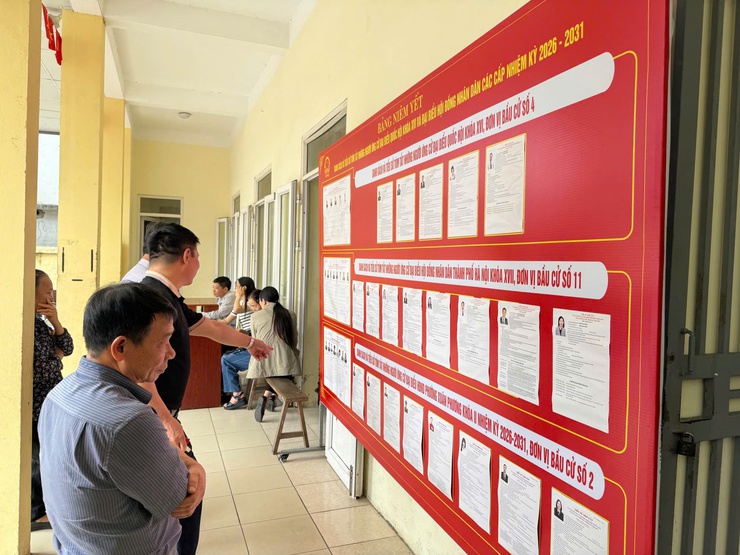 Phường Xuân Phương hoàn thành 100% việc niêm yết danh sách và tiểu sử người ứng cử đại biểu Quốc hội khóa XVI và đại biểu HĐND các cấp nhiệm kỳ 2026–2031- Ảnh 2.