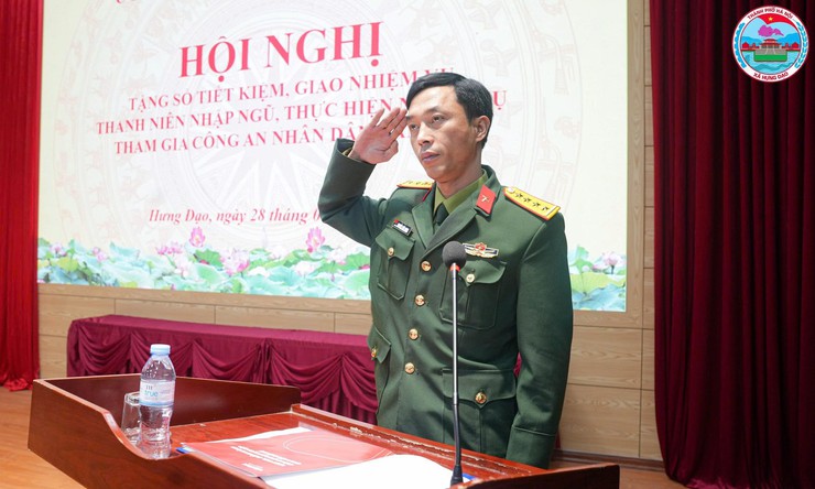 HỘI NGHỊ GẶP MẶT THANH NIÊN NHẬP NGŨ VÀ THỰC HIỆN NGHĨA VỤ THAM GIA CÔNG AN NHÂN DÂN NĂM 2026- Ảnh 10.