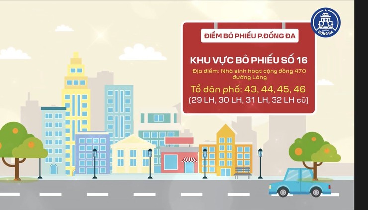 Các khu vực bỏ phiếu trên địa bàn phường Đống Đa- Ảnh 16.