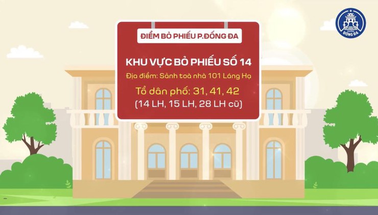 Các khu vực bỏ phiếu trên địa bàn phường Đống Đa- Ảnh 14.