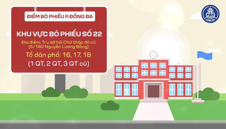 Các khu vực bỏ phiếu trên địa bàn phường Đống Đa- Ảnh 22.