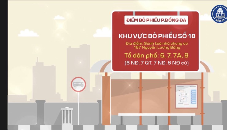 Các khu vực bỏ phiếu trên địa bàn phường Đống Đa- Ảnh 18.