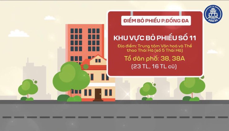 Các khu vực bỏ phiếu trên địa bàn phường Đống Đa- Ảnh 11.