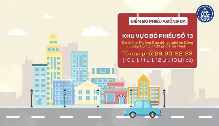 Các khu vực bỏ phiếu trên địa bàn phường Đống Đa- Ảnh 13.