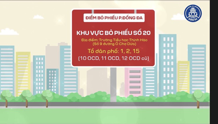 Các khu vực bỏ phiếu trên địa bàn phường Đống Đa- Ảnh 20.