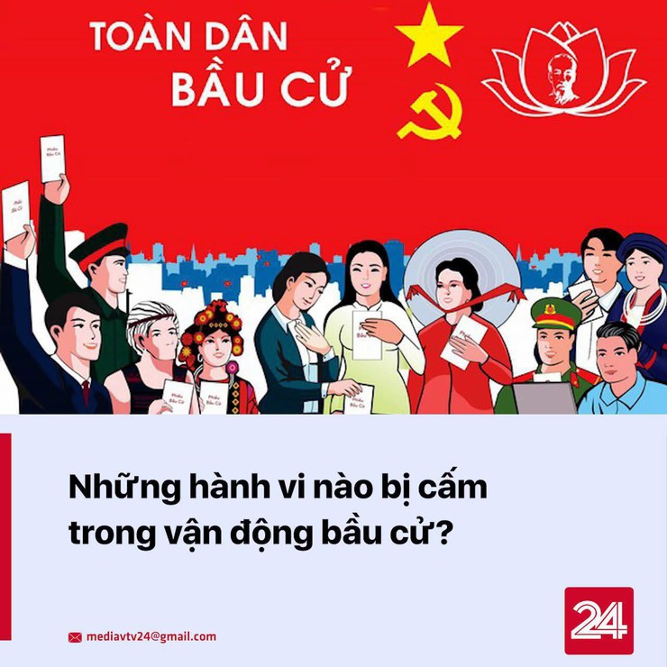 NHỮNG HÀNH VI BỊ CẤM TRONG HOẠT ĐỘNG BẦU CỬ- Ảnh 1.