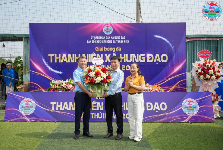 KHAI MẠC GIẢI BÓNG ĐÁ THANH NIÊN XÃ HƯNG ĐẠO LẦN THỨ II NĂM 2026- Ảnh 3.