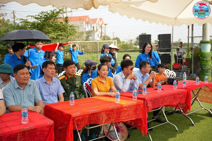 KHAI MẠC GIẢI BÓNG ĐÁ THANH NIÊN XÃ HƯNG ĐẠO LẦN THỨ II NĂM 2026- Ảnh 1.