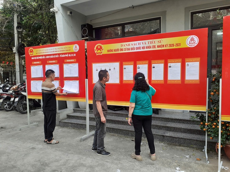 Phường Đống Đa hoàn thành niêm yết danh sách và tiểu sử những người ứng cử đại biểu Quốc hội và HĐND các cấp, nhiệm kỳ 2026 – 2031- Ảnh 21.