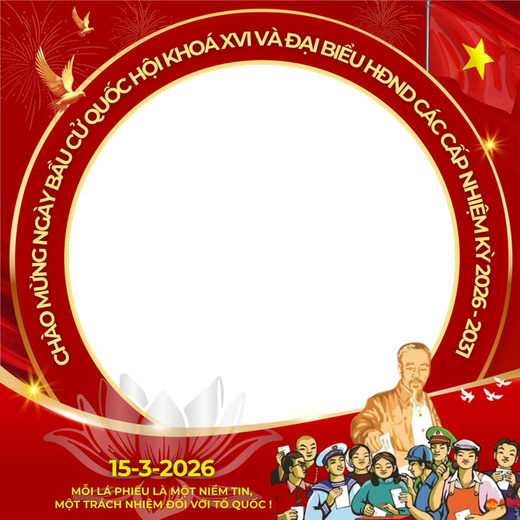 Phường Đống Đa hưởng ứng thay khung hình đại diện, lan tỏa thông điệp chào mừng ngày bầu cử đại biểu Quốc hội và đại biểu Hội đồng nhân dân các cấp, nhiệm kỳ 2026–2031- Ảnh 1.