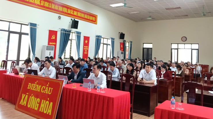 ỨNG HOÀ THAM DỰ HỘI NGHỊ TẬP HUẤN NGHIỆP VỤ CÔNG TÁC BẦU CỬ ĐẠI BIỂU QUỐC HỘI KHÓA XVI VÀ ĐẠI BIỂU HĐND CÁC CẤP NHIỆM KỲ 2026 – 2031- Ảnh 1.