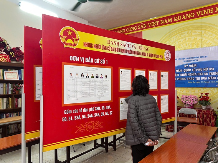 Phường Đống Đa hoàn thành niêm yết danh sách và tiểu sử những người ứng cử đại biểu Quốc hội và HĐND các cấp, nhiệm kỳ 2026 – 2031- Ảnh 7.