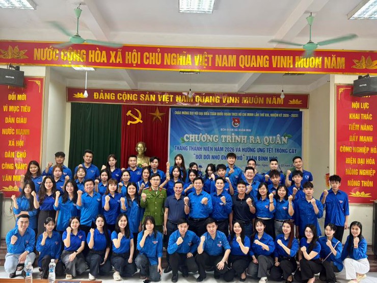 Tuổi trẻ Xuân Mai ra quân Tháng Thanh niên và phát động Tết trồng cây Xuân Bính Ngọ 2026- Ảnh 2.