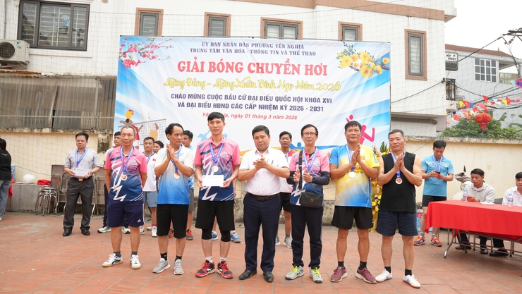 Yên Nghĩa tổ chức thành công Giải bóng chuyền hơi Mừng Xuân Bính Ngọ 2026; chào mừng cuộc Bầu cử đại biểu Quốc hội khóa XVI và HĐND các cấp nhiệm kỳ 2026 – 2031- Ảnh 8.