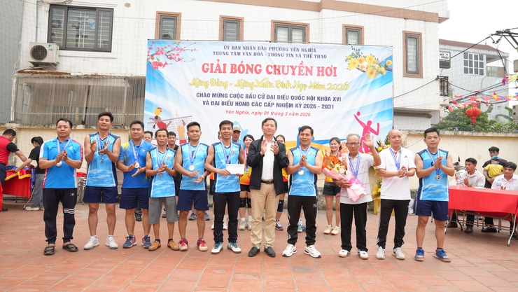 Yên Nghĩa tổ chức thành công Giải bóng chuyền hơi Mừng Xuân Bính Ngọ 2026; chào mừng cuộc Bầu cử đại biểu Quốc hội khóa XVI và HĐND các cấp nhiệm kỳ 2026 – 2031- Ảnh 6.