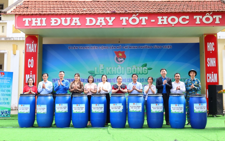 Tuổi trẻ phường Tùng Thiện khởi động Tháng Thanh niên năm 2026 và phát động Tết trồng cây Xuân Bính Ngọ- Ảnh 4.