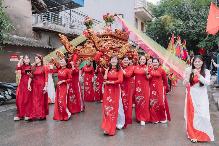 Nét đẹp truyền thống trong Lễ Hội mồng 10 tháng giêng của thôn Nội Xá- Ảnh 7.