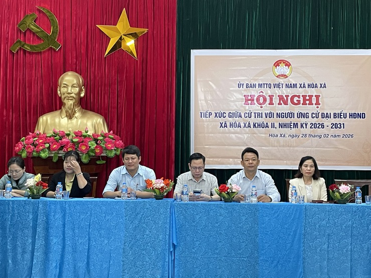 Phát huy dân chủ, trách nhiệm trong hội nghị tiếp xúc cử tri với người ứng cử đại biểu HĐND xã Hòa Xá- Ảnh 18.