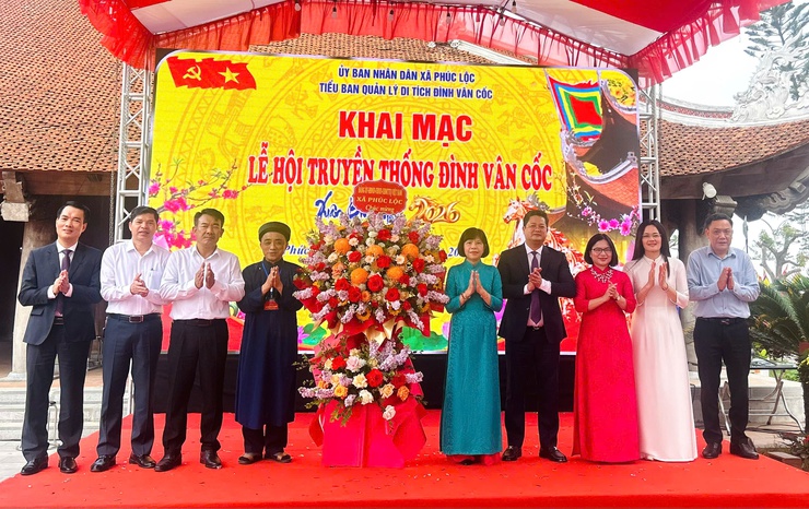 Đình Vân Cốc mở hội Xuân Bính Ngọ 2026: Giữ gìn và lan tỏa giá trị truyền thống- Ảnh 5.