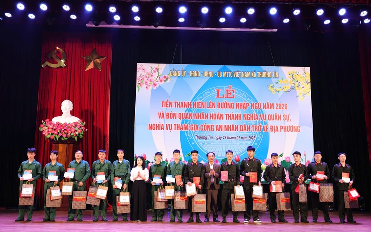 Thanh niên xã Thường Tín sẵn sàng lên đường nhập ngũ năm 2026- Ảnh 8.