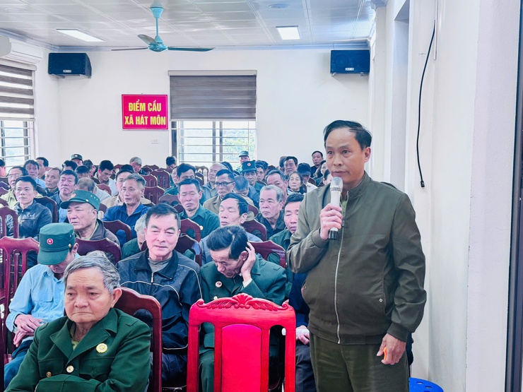 HỘI CỰU CHIẾN BINH XÃ HÁT MÔN TỔ CHỨC MẠN ĐÀM TIỂU SỬ NGƯỜI ỨNG CỬ ĐẠI BIỂU QUỐC HỘI KHÓA XVI VÀ HĐND CÁC CẤP, NHIỆM KỲ 2026 – 2031- Ảnh 4.