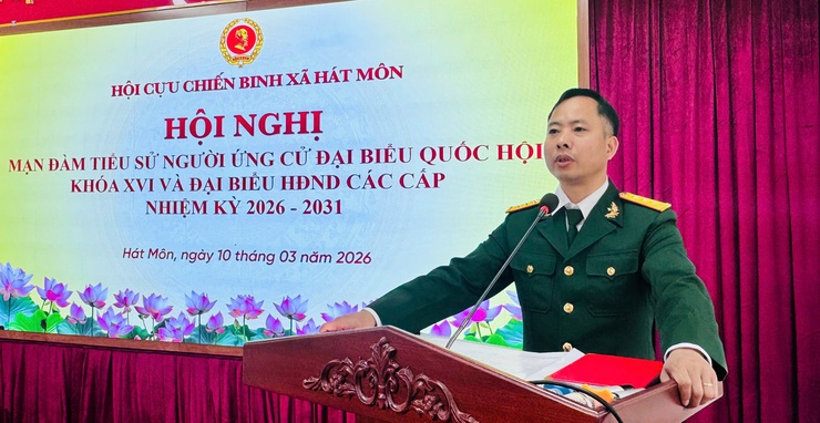 HỘI CỰU CHIẾN BINH XÃ HÁT MÔN TỔ CHỨC MẠN ĐÀM TIỂU SỬ NGƯỜI ỨNG CỬ ĐẠI BIỂU QUỐC HỘI KHÓA XVI VÀ HĐND CÁC CẤP, NHIỆM KỲ 2026 – 2031- Ảnh 2.