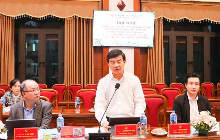 Phó Chủ tịch Thường trực UBND thành phố Hà Nội Dương Đức Tuấn kiểm tra công tác chuẩn bị bầu cử tại xã Quốc Oai- Ảnh 13.