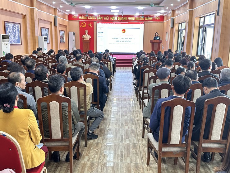 Uỷ ban bầu cử xã Đại Thanh tổ chức tập huấn nghiệp vụ Bầu cử- Ảnh 7.