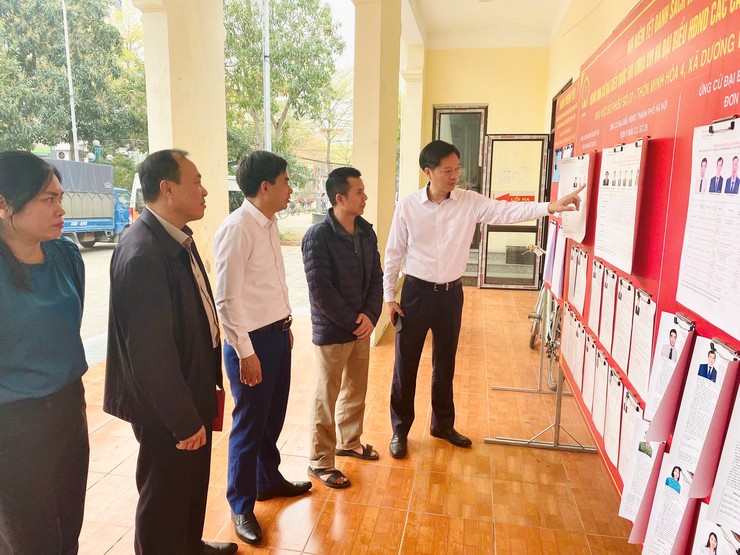 Đảm bảo cơ sở vật, sẵn sàng cho ngày bầu cử - Ảnh 1.