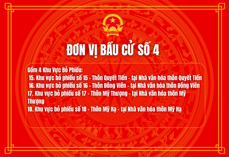 32 địa điểm bỏ phiếu bầu cử đại biểu Quốc hội và đại biểu HĐND các cấp trên địa bàn xã Trần Phú- Ảnh 4.