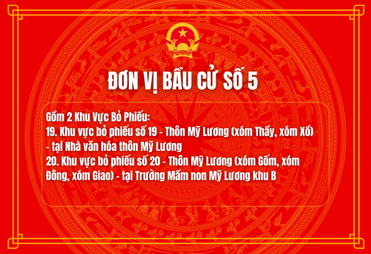 32 địa điểm bỏ phiếu bầu cử đại biểu Quốc hội và đại biểu HĐND các cấp trên địa bàn xã Trần Phú- Ảnh 5.