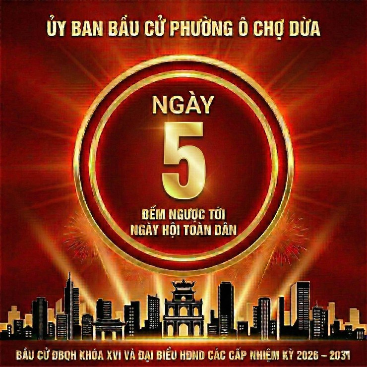 Thông báo về việc treo cờ Đảng, cờ Tổ quốc chào mừng ngày bầu cử đại biểu Quốc hội khóa XVI và đại biểu HĐND các cấp nhiệm kỳ 2026 – 2031- Ảnh 1.