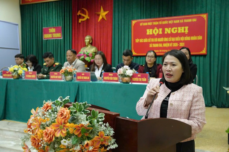 Cử tri thôn Quang Trung gặp gỡ các ứng cử viên đại biểu HĐND xã nhiệm kỳ 2026 – 2031- Ảnh 8.