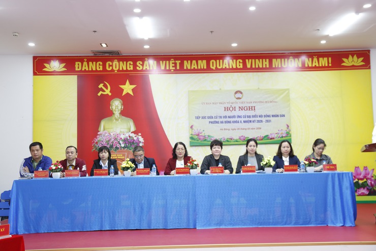 Các ứng cửu viên đơn vị bầu cử số 6 hoàn thành tiếp xúc cử tri vận động bầu cử- Ảnh 1.