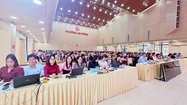 phường Hà Đông tổ chức Hội nghị tập huấn nghiệp vụ công tác kiểm phiếu bầu cử- Ảnh 1.