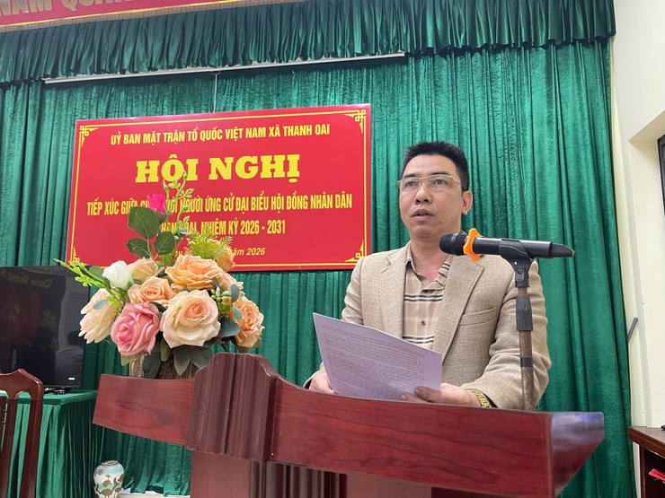 HỘI NGHỊ TIẾP XÚC CỬ TRI ĐƠN VỊ BẦU CỬ SỐ 6 TẠI THÔN TÂN TIẾN- Ảnh 10.