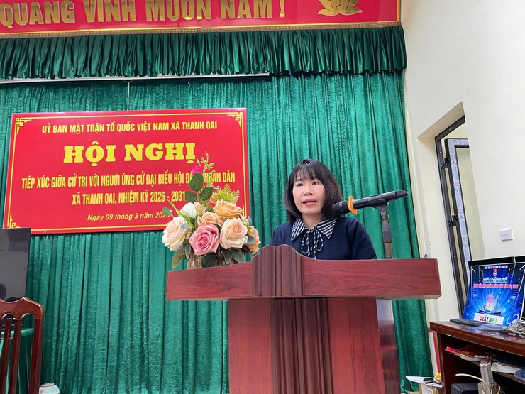 HỘI NGHỊ TIẾP XÚC CỬ TRI ĐƠN VỊ BẦU CỬ SỐ 6 TẠI THÔN TÂN TIẾN- Ảnh 9.