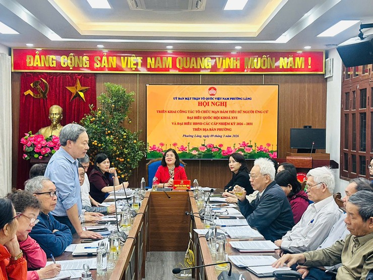 PHƯỜNG LÁNG TỔ CHỨC HỘI NGHỊ MẠN ĐÀM TIỂU SỬ NGƯỜI ỨNG CỬ ĐẠI BIỂU QUỐC HỘI KHOÁ XVI VÀ HĐND CÁC CẤP NHIỆM KỲ 2026 – 2031- Ảnh 2.