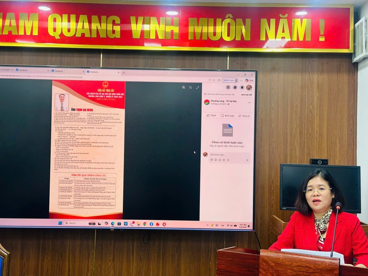 PHƯỜNG LÁNG TỔ CHỨC HỘI NGHỊ MẠN ĐÀM TIỂU SỬ NGƯỜI ỨNG CỬ ĐẠI BIỂU QUỐC HỘI KHOÁ XVI VÀ HĐND CÁC CẤP NHIỆM KỲ 2026 – 2031- Ảnh 1.