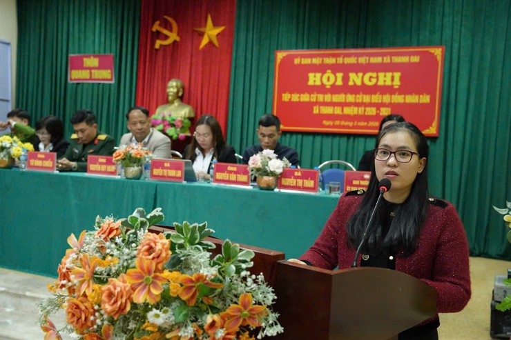 Cử tri thôn Quang Trung gặp gỡ các ứng cử viên đại biểu HĐND xã nhiệm kỳ 2026 – 2031- Ảnh 10.