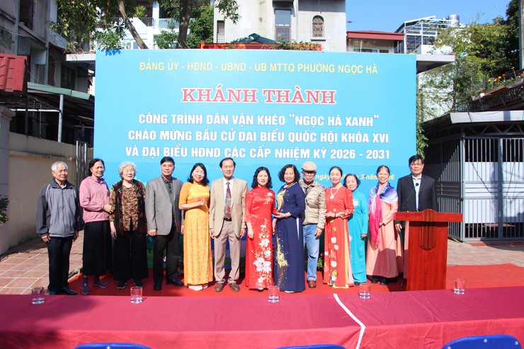 KHÁNH THÀNH MÔ HÌNH “DÂN VẬN KHÉO” - CHÀO MỪNG CUỘC BẦU CỬ ĐẠI BIỂU QUỐC HỘI KHÓA XVI VÀ ĐẠI BIỂU HĐND CÁC CẤP NHIỆM KỲ 2026- 2031- Ảnh 4.