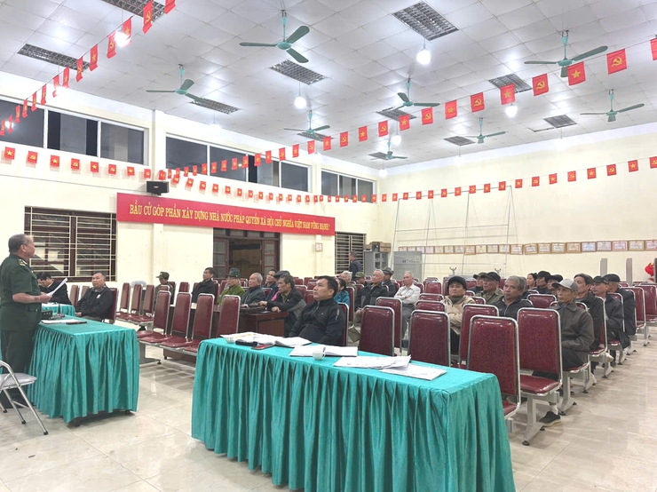 Hội Cựu chiến binh xã Vĩnh Thanh tổ chức mạn đàm tiểu sử các ứng cử viên đại biểu Quốc hội và HĐND các cấp- Ảnh 3.