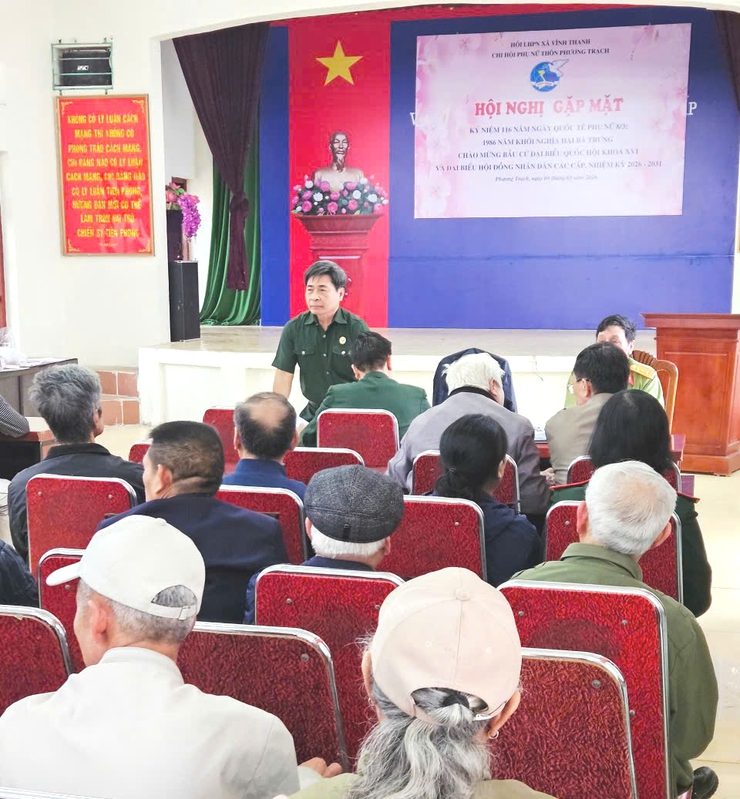 Hội Cựu chiến binh xã Vĩnh Thanh tổ chức mạn đàm tiểu sử các ứng cử viên đại biểu Quốc hội và HĐND các cấp- Ảnh 7.