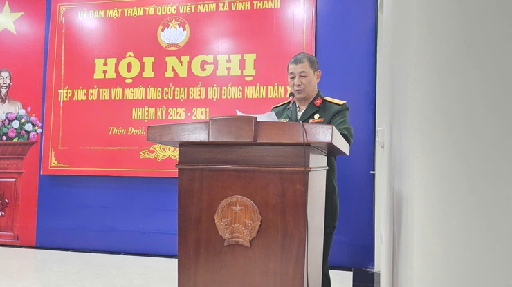 Hội Cựu chiến binh xã Vĩnh Thanh tổ chức mạn đàm tiểu sử các ứng cử viên đại biểu Quốc hội và HĐND các cấp- Ảnh 9.