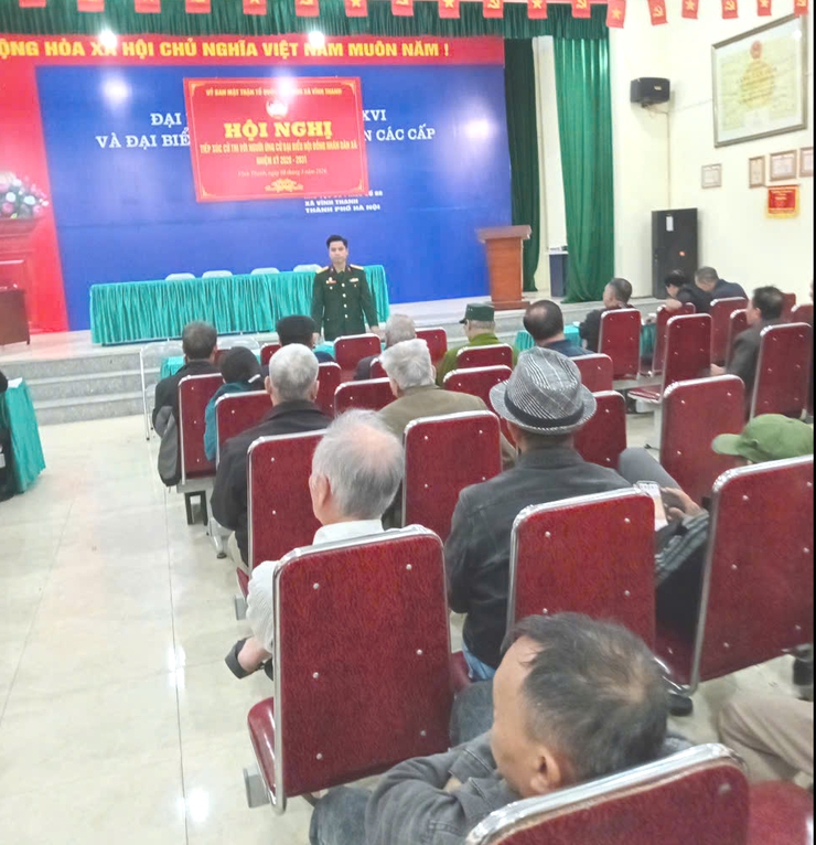 Hội Cựu chiến binh xã Vĩnh Thanh tổ chức mạn đàm tiểu sử các ứng cử viên đại biểu Quốc hội và HĐND các cấp- Ảnh 10.