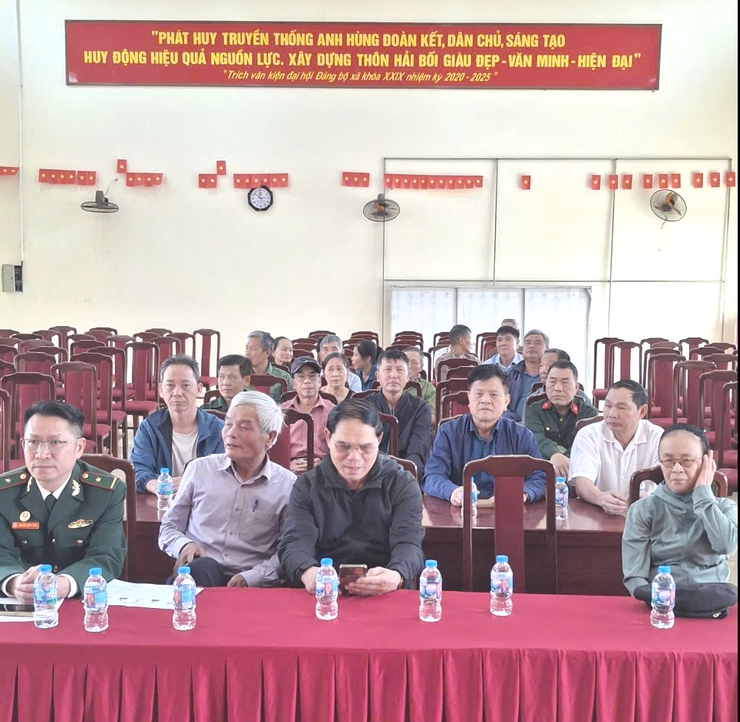 Hội Cựu chiến binh xã Vĩnh Thanh tổ chức mạn đàm tiểu sử các ứng cử viên đại biểu Quốc hội và HĐND các cấp- Ảnh 12.