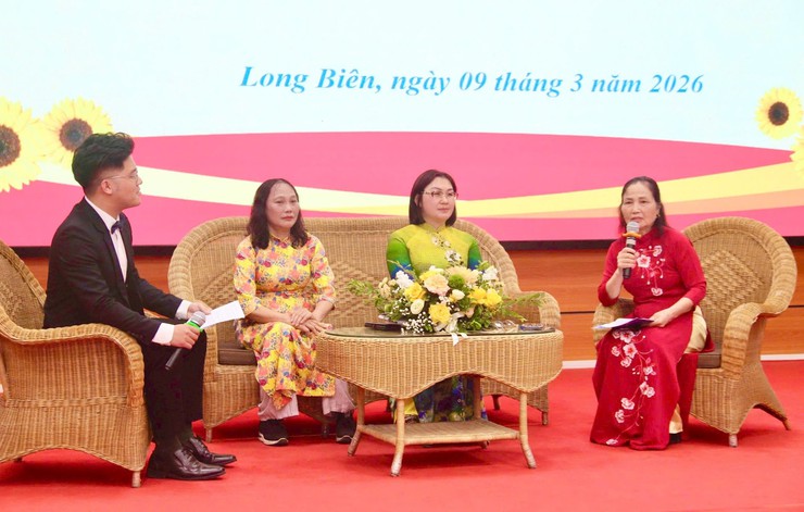 Hội LHPN phường Long Biên tổ chức Hội nghị tuyên truyền, mạn đàm về bầu cử đại biểu Quốc hội khoá XVI và bại biểu HĐND các cấp nhiệm kỳ 2026 - 2031- Ảnh 4.