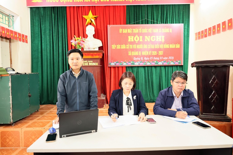 Đồng chí Trưởng Ban bầu cử số 02 Tô Thị Đào kiểm tra công tác chuẩn bị cho cuộc bầu cử đại biểu Quốc hội khóa XVI và đại biểu HĐND các cấp, nhiệm kỳ 2026 – 2031 tại đơn vị bầu cử số 02- Ảnh 3.