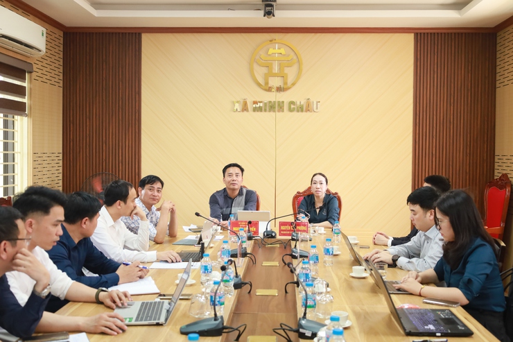 Xã Minh Châu liên tiếp đón các tập đoàn lớn đến nghiên cứu, đề xuất đầu tư phát triển- Ảnh 1.