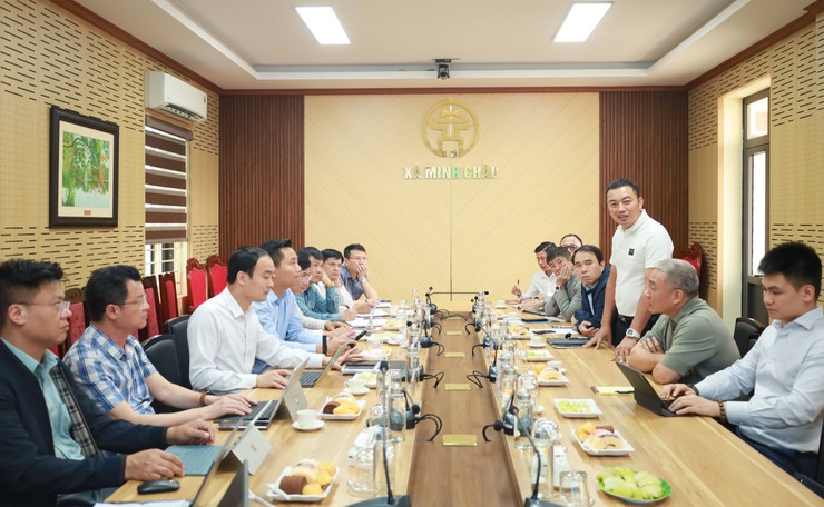 Xã Minh Châu liên tiếp đón các tập đoàn lớn đến nghiên cứu, đề xuất đầu tư phát triển- Ảnh 5.